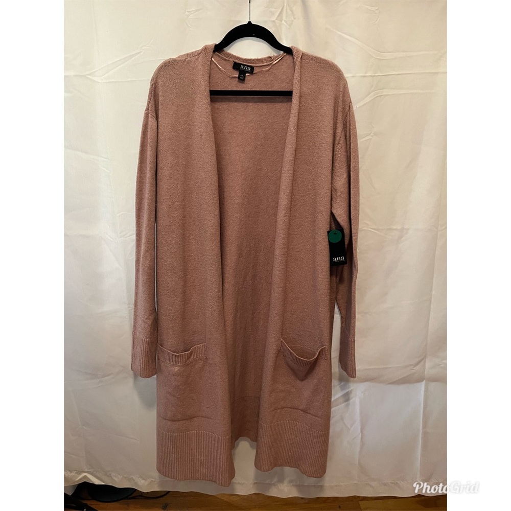 Dusty Mauve Duster Cardigan